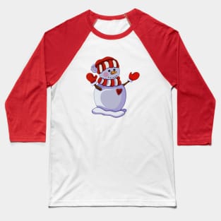 The snowman. Winter. Baseball T-Shirt